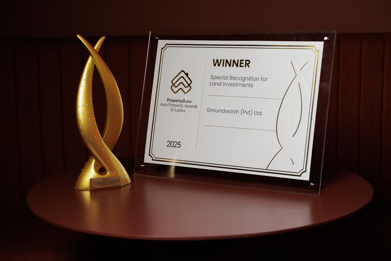 Groundworth - Recognition Award